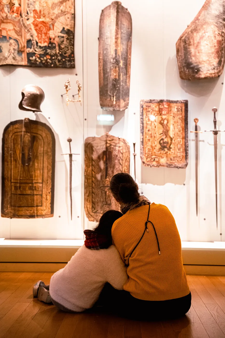 Visiteurs au musée de Cluny, Salle 18