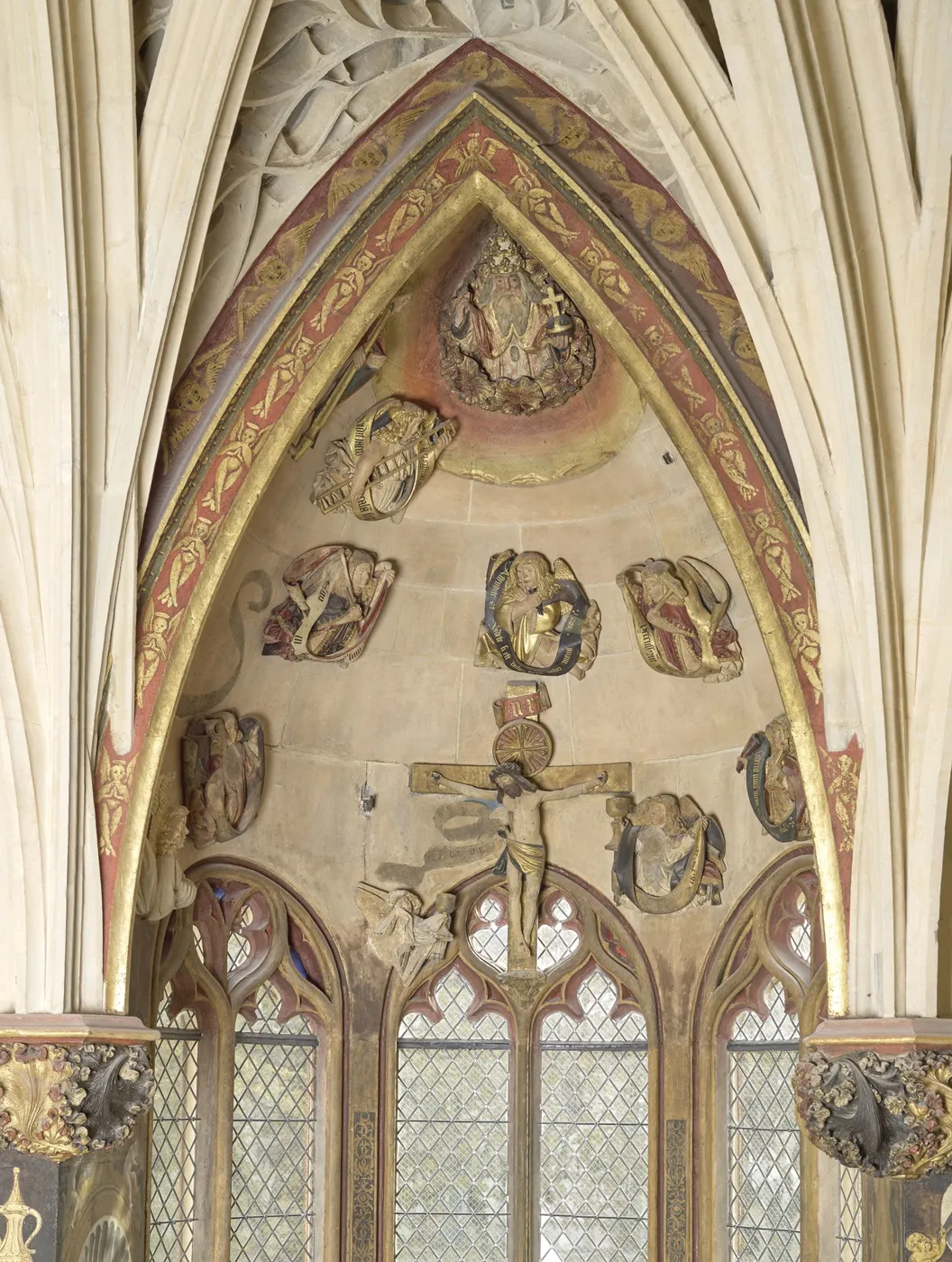 Bóveda de horno de la capilla del Hôtel de Cluny