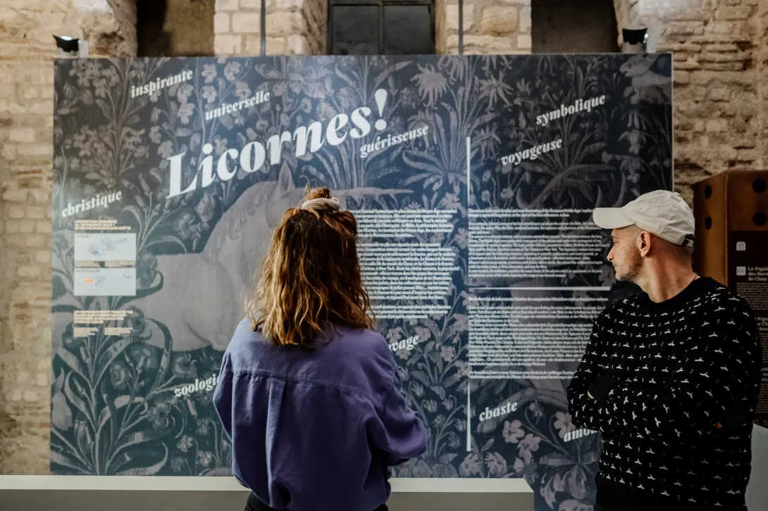 Vue de l'exposition "Licornes !" (2026)