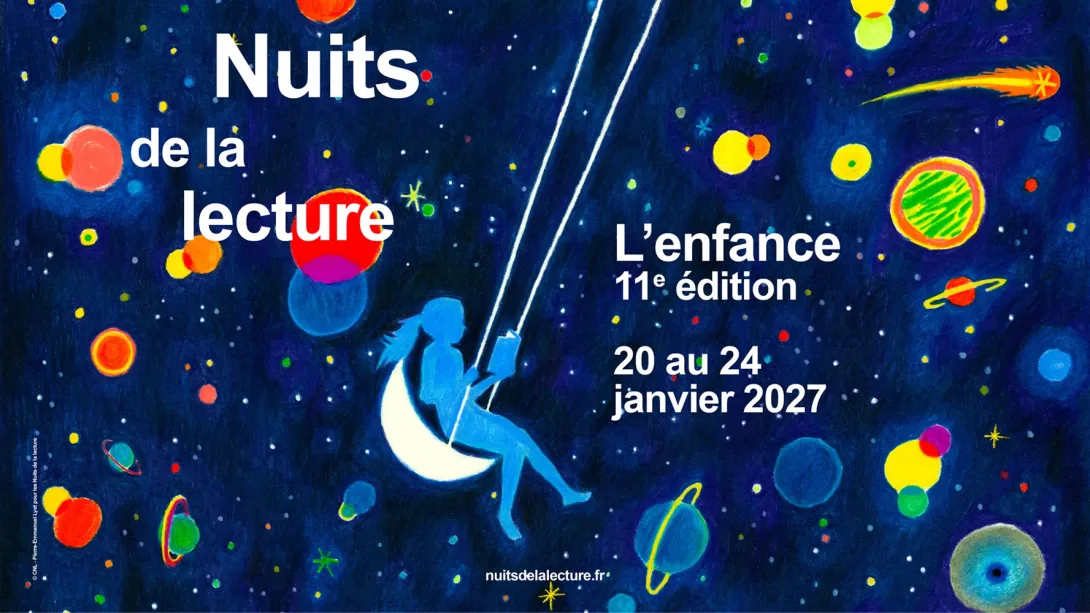 Affiche de les Nuits de la lecture 2027