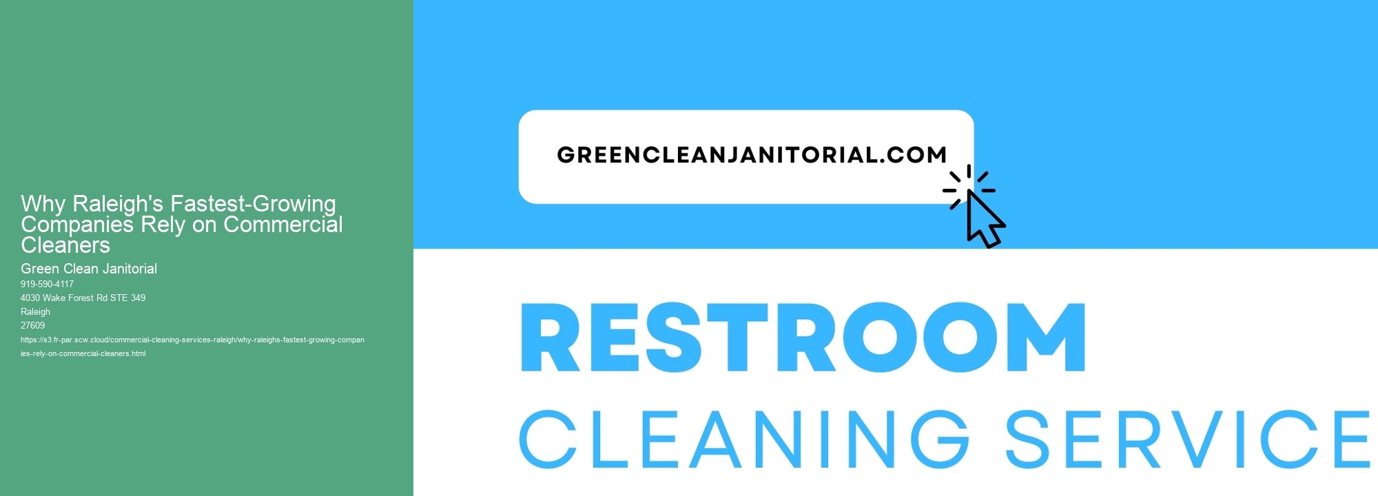 Why Raleigh's Fastest-Growing Companies Rely on Commercial Cleaners