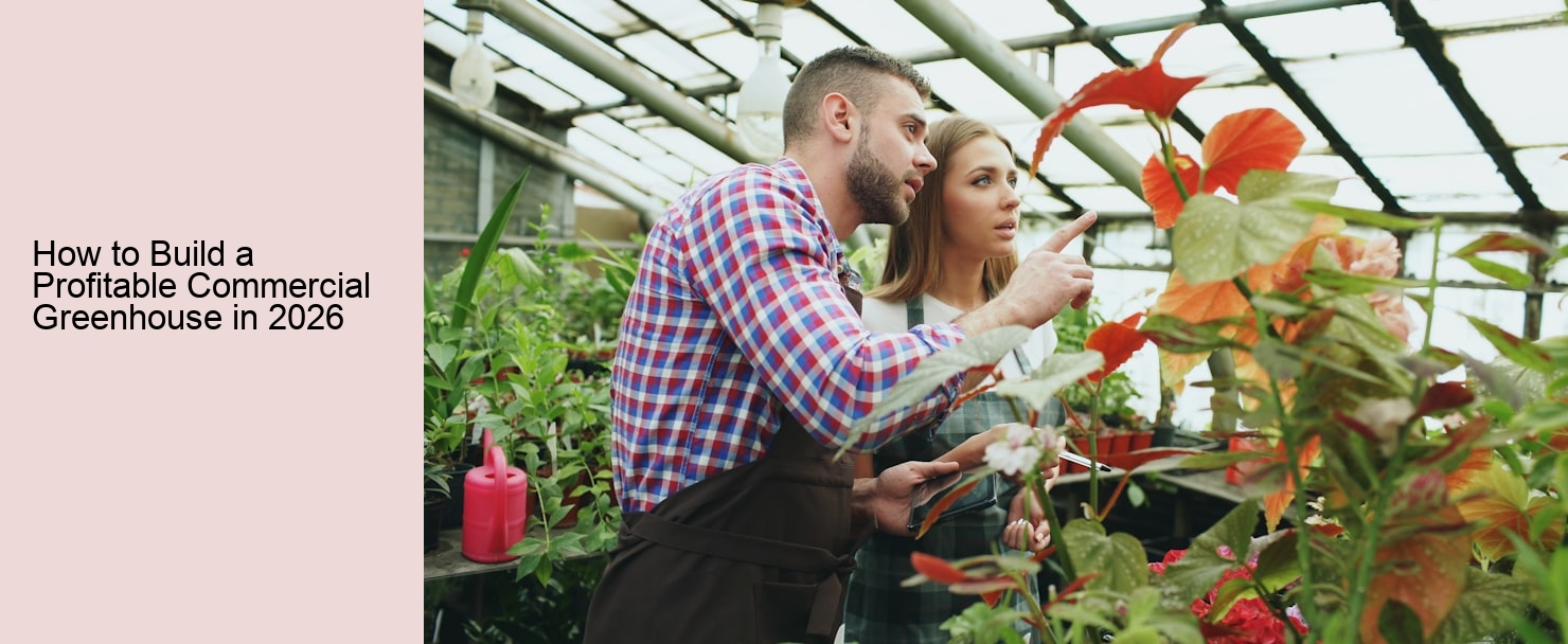 How to Build a Profitable Commercial Greenhouse in 2026