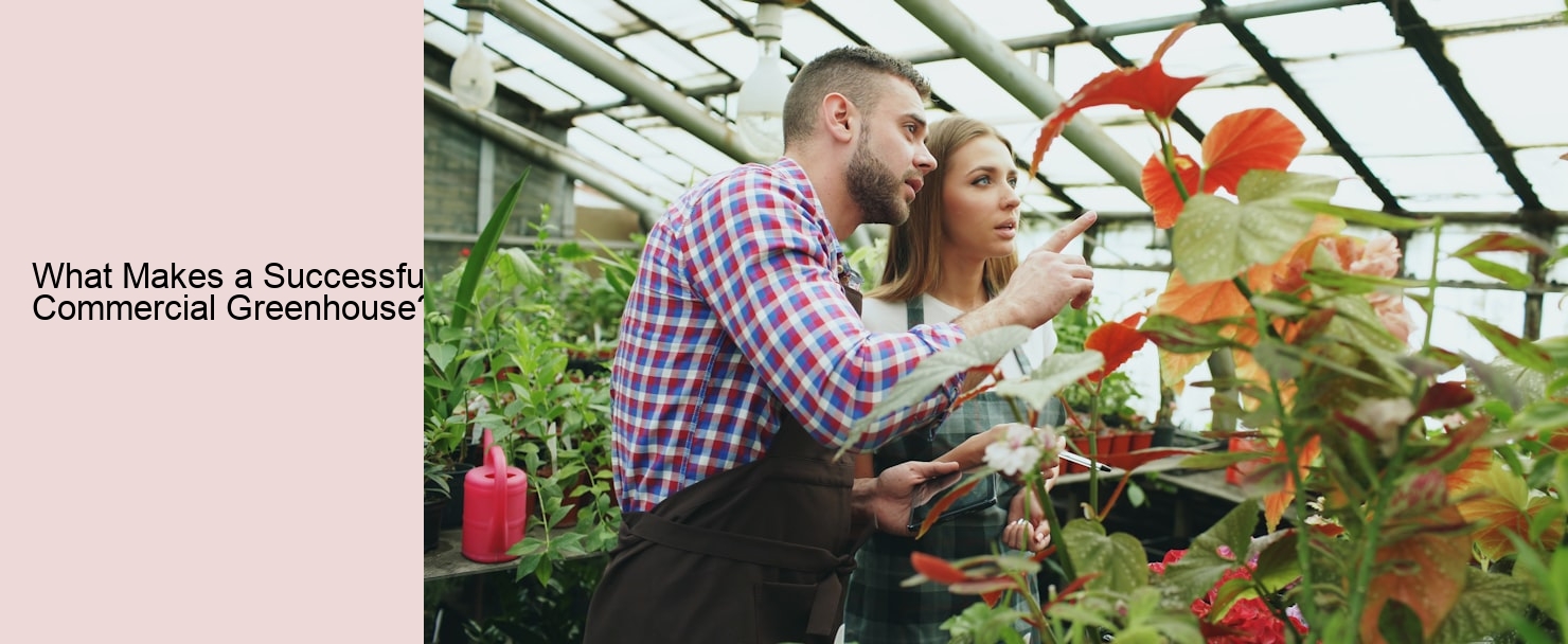 What Makes a Successful Commercial Greenhouse?