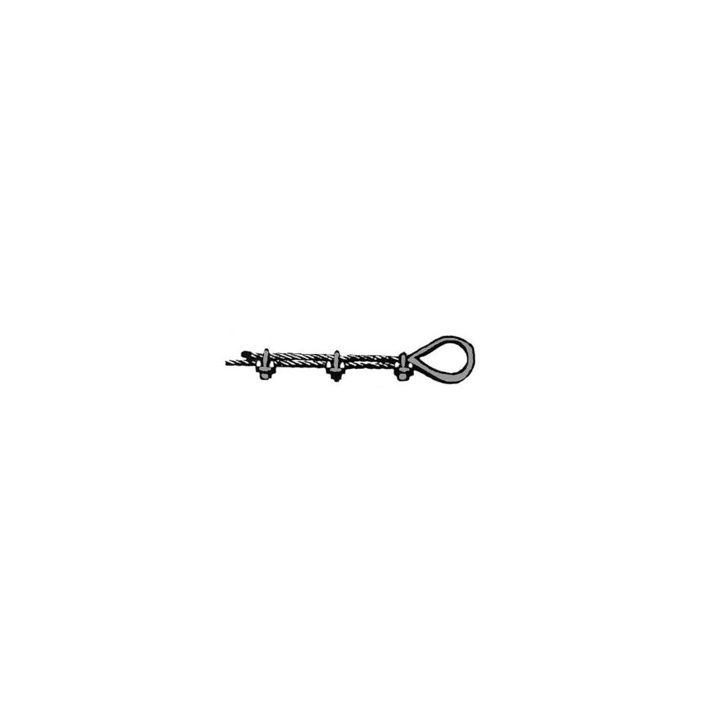 Ceinture d ancrage métallique pour citerne