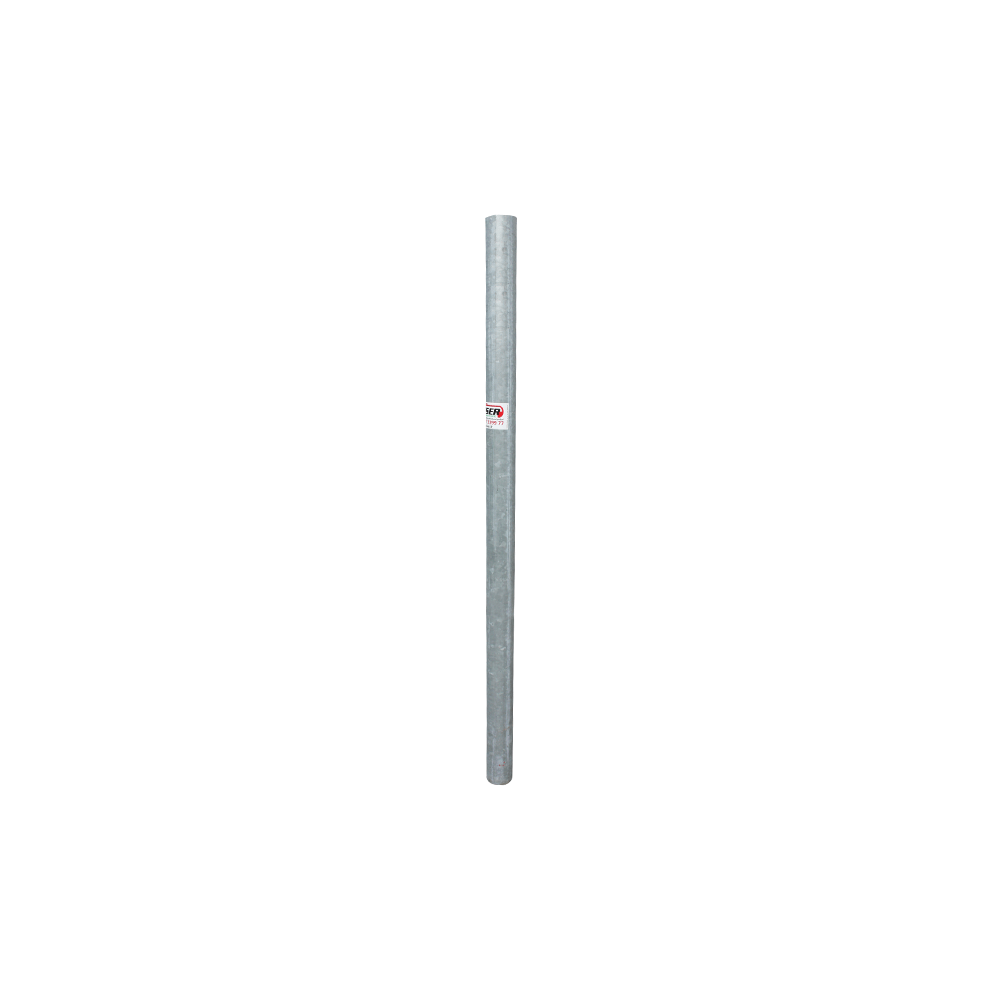 Poteau nu rond galvanisé 2 mètres, Ø 100 mm