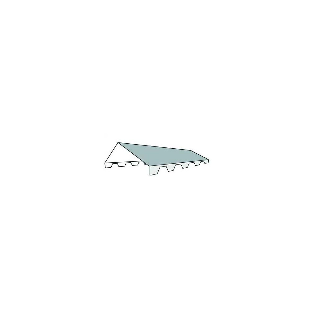 Faitière double crantée bleu ardoise RAL5008