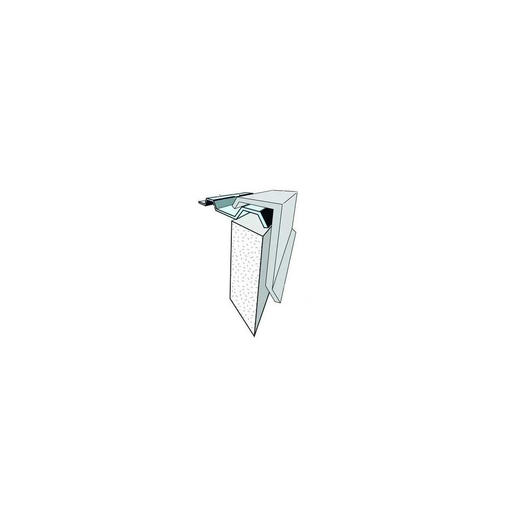 Bande de rive jaune sable RAL1015