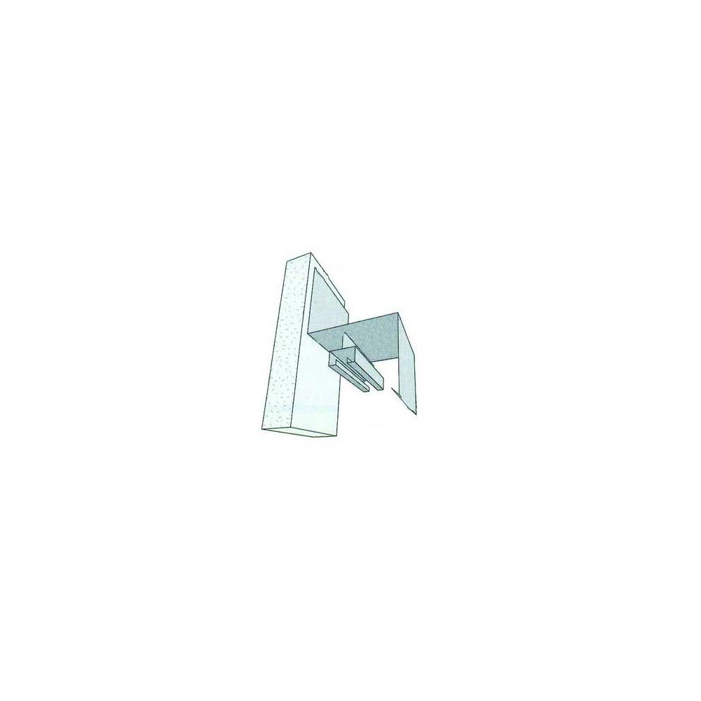 Bavette de porte Terra Cotta, Longueur 2 m