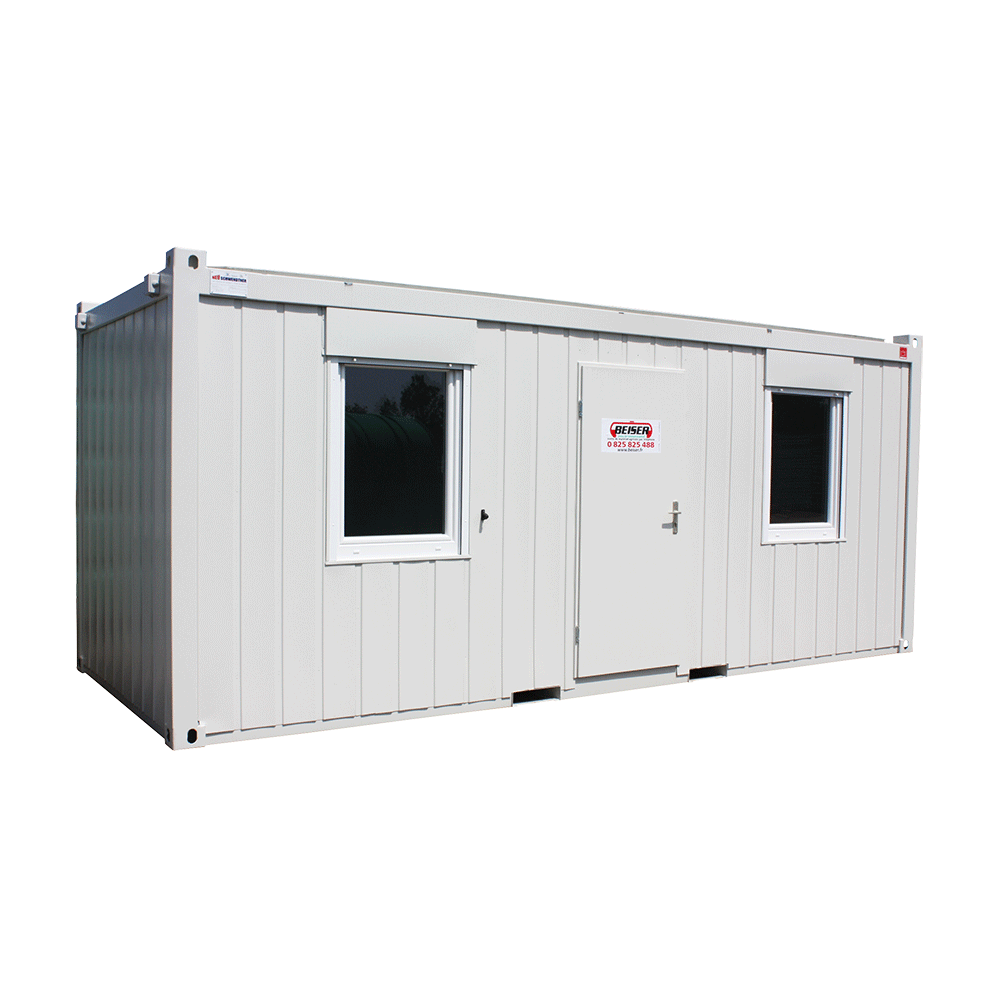Bungalow modèle CONFORT 6 m x 2.40 m