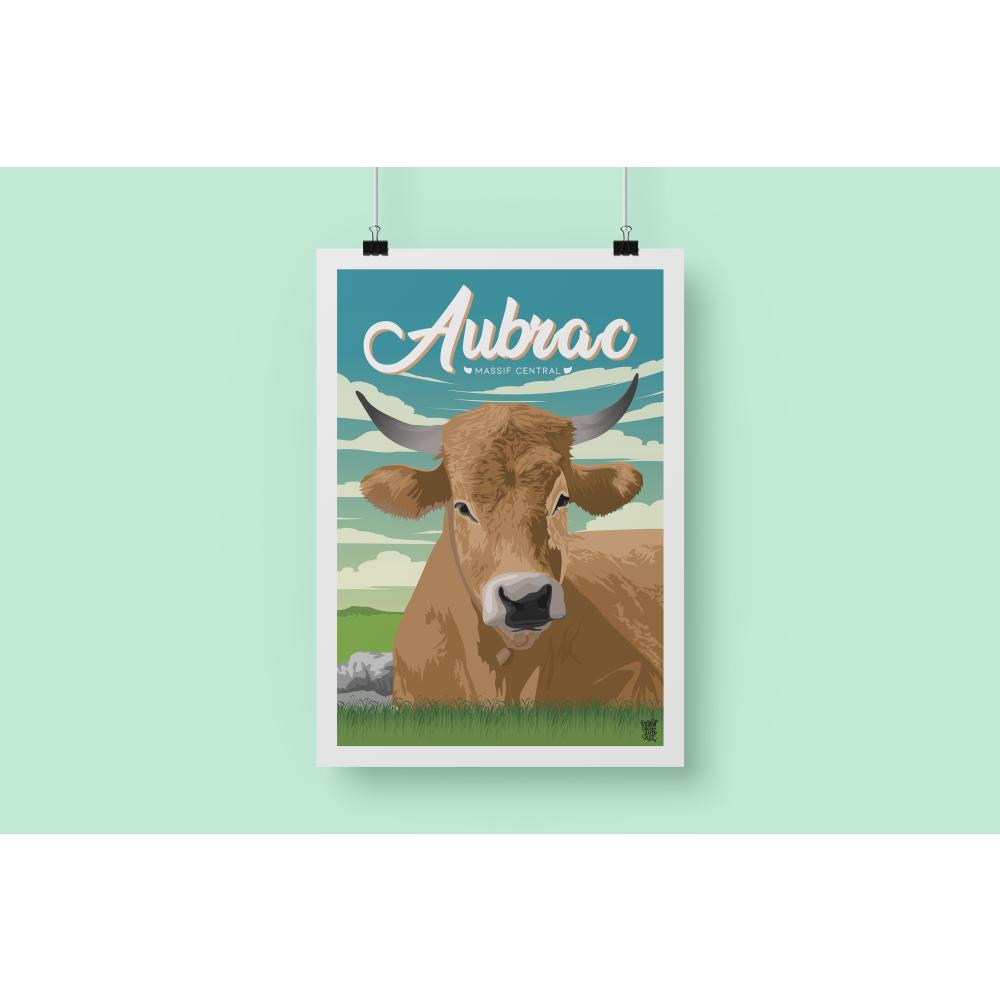 Affiche "L'Aubrac"