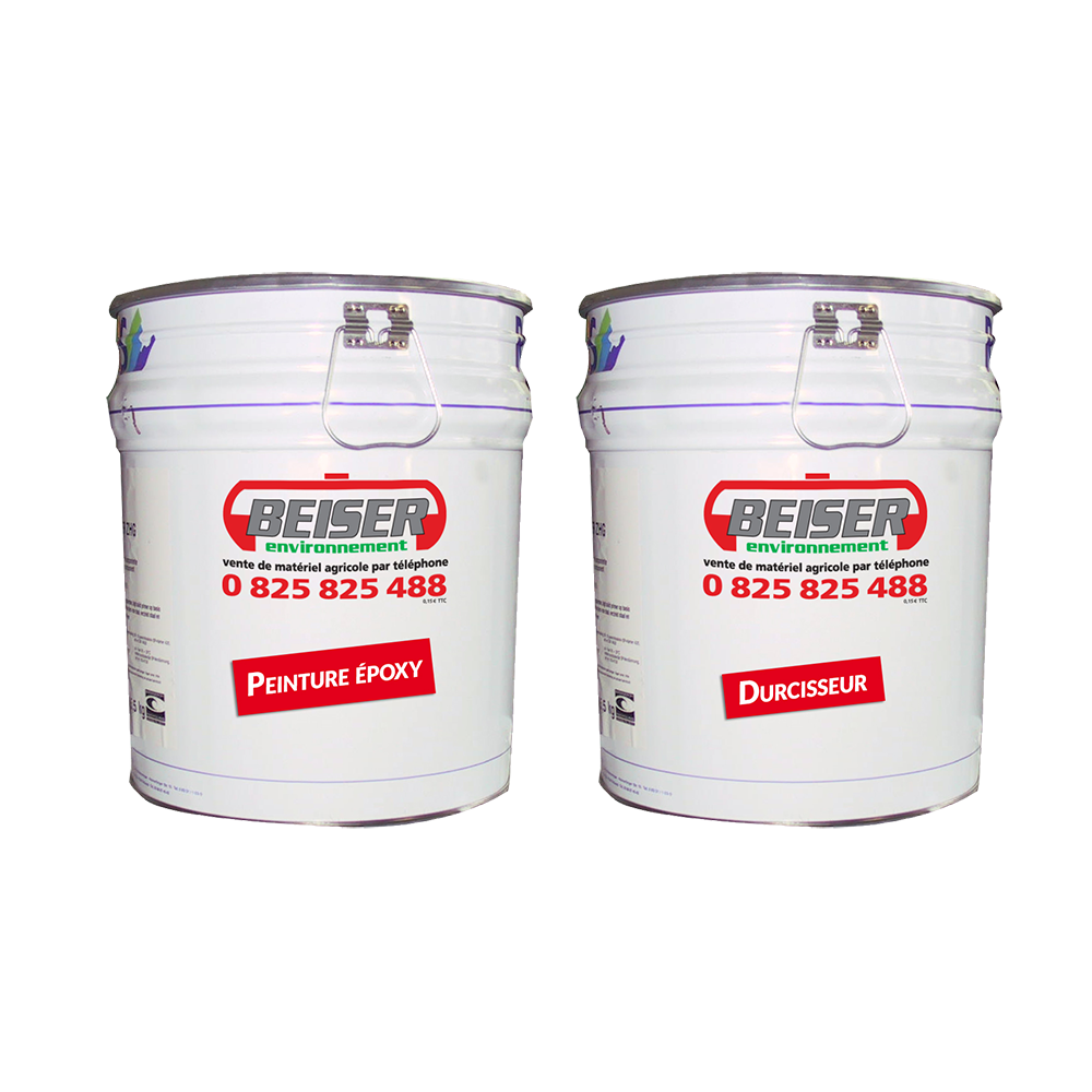 Peinture BEISER EPOXY support acier zinc galva et alu pot de 7kg