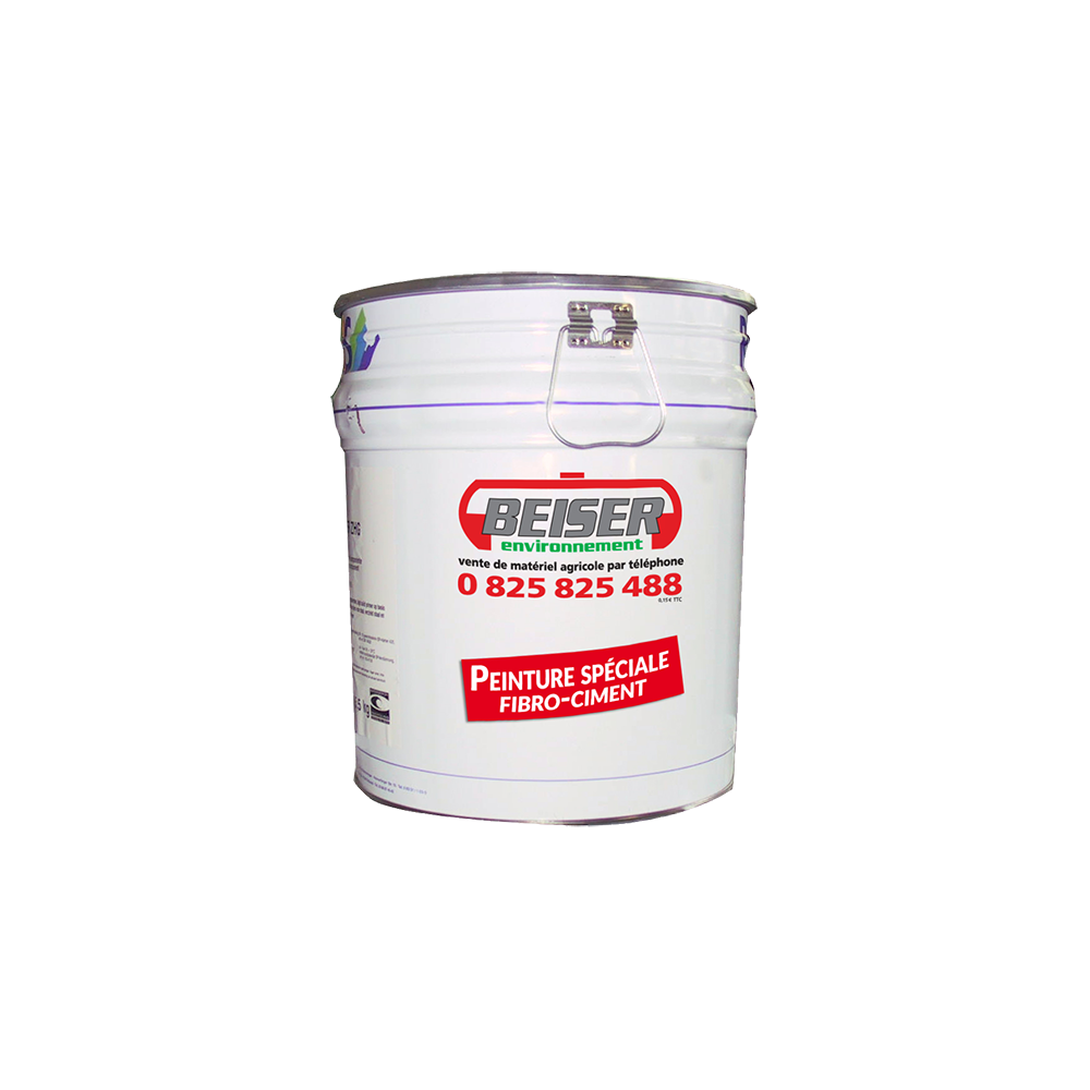 Peinture BEISER TOITURE spécial Fibro ciment pot de 12,5 litres