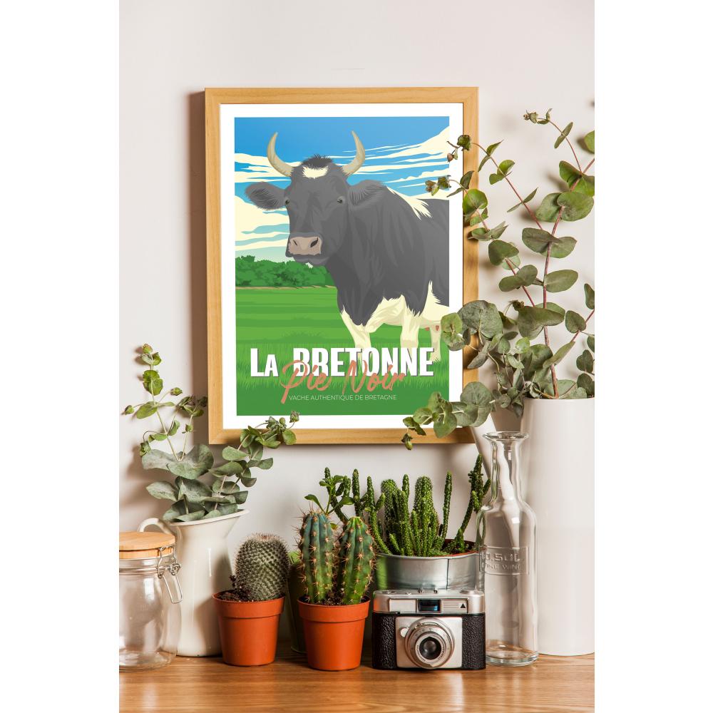 Affiche « La Bretonne Pie Noir »