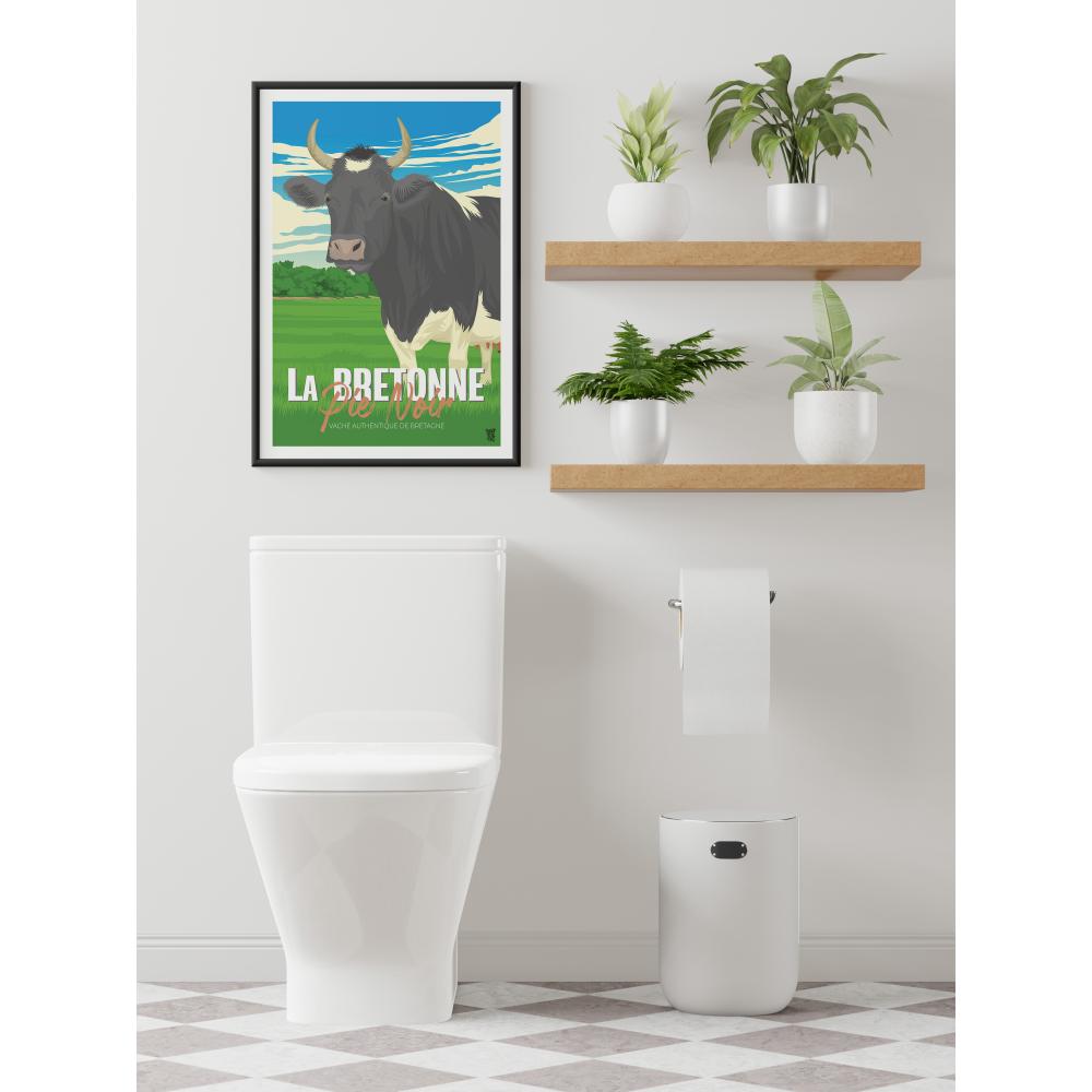 Affiche « La Bretonne Pie Noir »