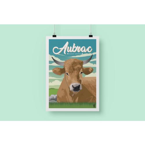 Affiche "L'Aubrac"