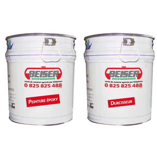 Peinture BEISER EPOXY support acier zinc galva et alu pot de 7kg