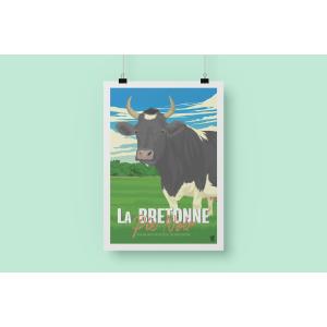 Affiche « La Bretonne Pie Noir »