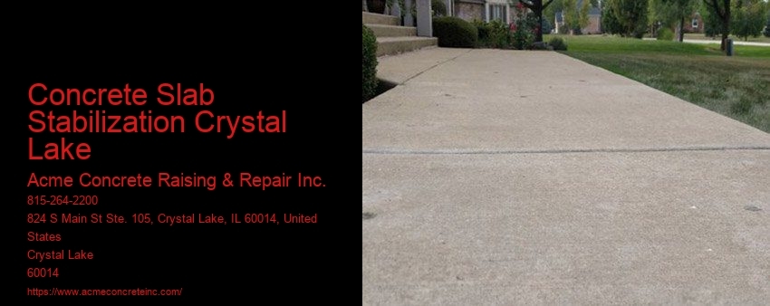 Concrete Slab Stabilization Crystal Lake