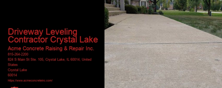 Driveway Leveling Contractor Crystal Lake