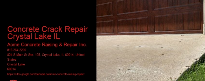 Concrete Crack Repair Crystal Lake IL