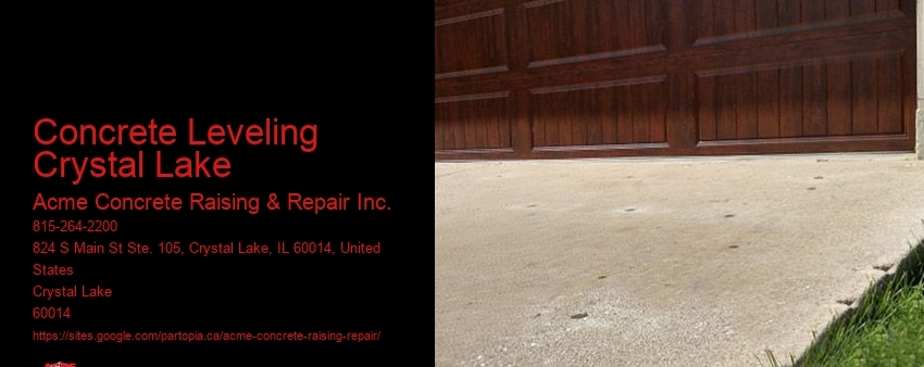 Concrete Leveling Crystal Lake
