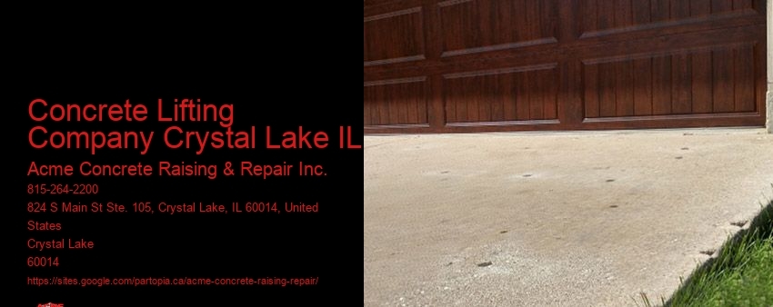Concrete Lifting Company Crystal Lake IL