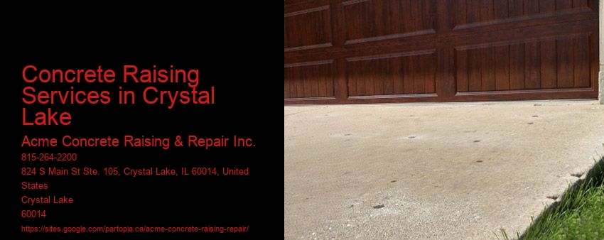 Concrete Raising Services in Crystal Lake