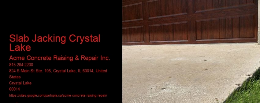 Slab Jacking Crystal Lake