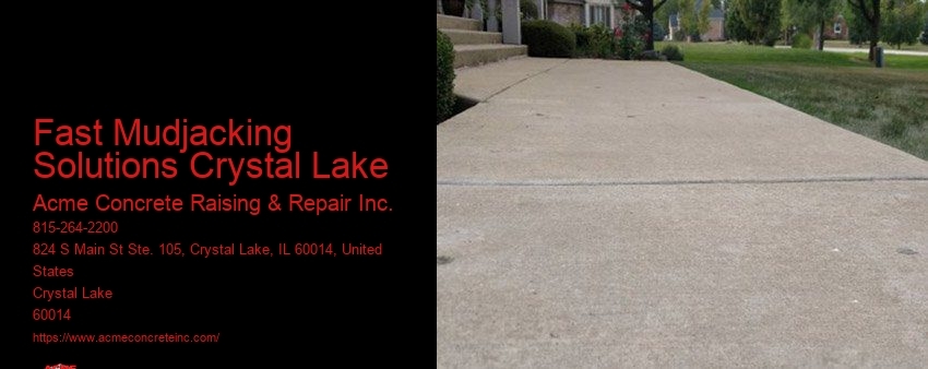 Fast Mudjacking Solutions Crystal Lake