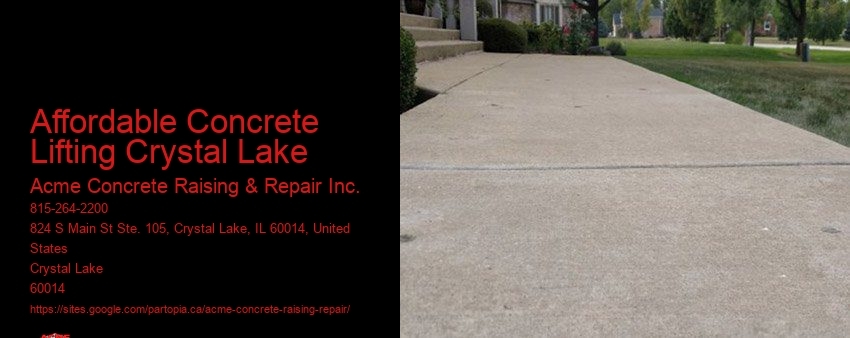 Affordable Concrete Lifting Crystal Lake
