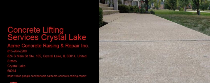 Concrete Lifting Services Crystal Lake