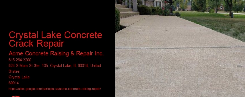 Crystal Lake Concrete Crack Repair