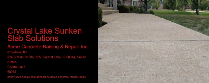 Crystal Lake Sunken Slab Solutions