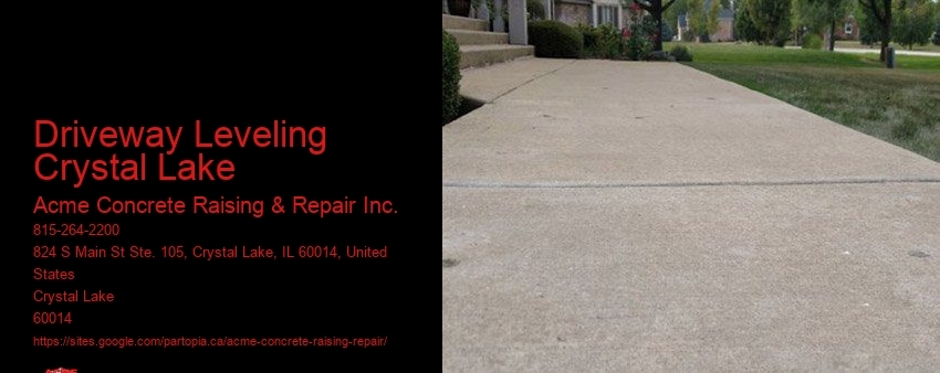 Driveway Leveling Crystal Lake