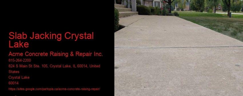 Slab Jacking Crystal Lake