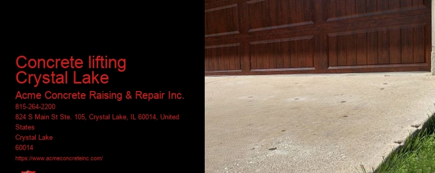 Concrete lifting Crystal Lake