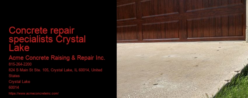 Concrete repair specialists Crystal Lake