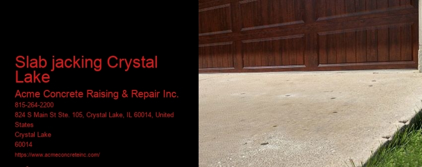 Slab jacking Crystal Lake