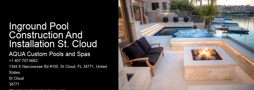 Inground Pool Construction And Installation St. Cloud