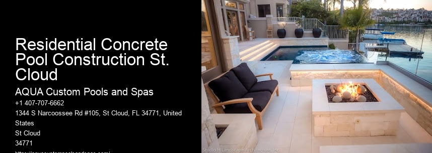 Residential Concrete Pool Construction St. Cloud