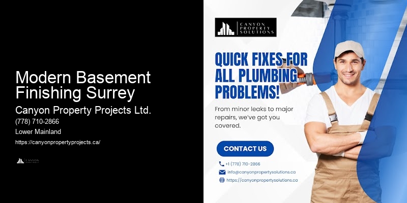 Modern Basement Finishing Surrey