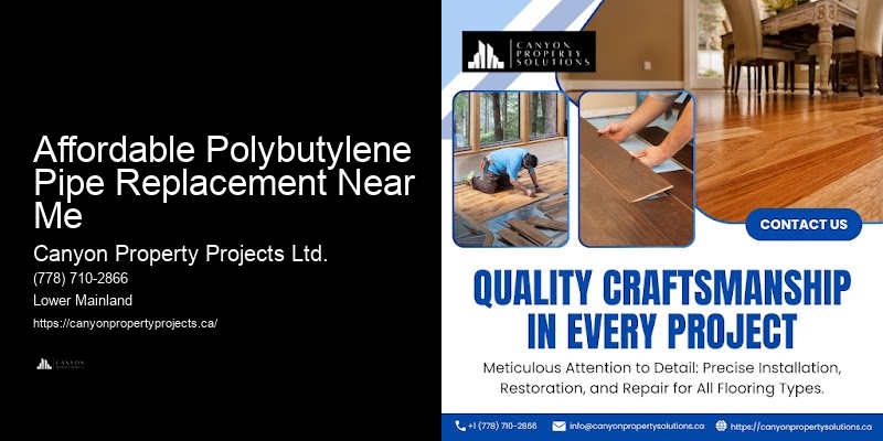 Residential Polybutylene Pipe Upgrades Affordable Polybutylene Pipe Replacement Near Me