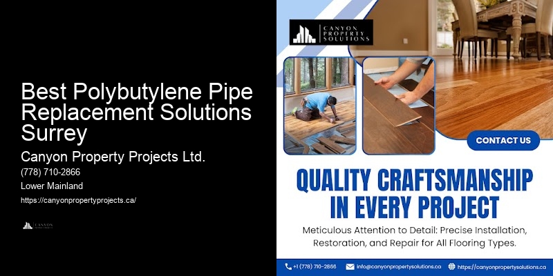 Polybutylene Pipe Replacement Company Best Polybutylene Pipe Replacement Solutions Surrey