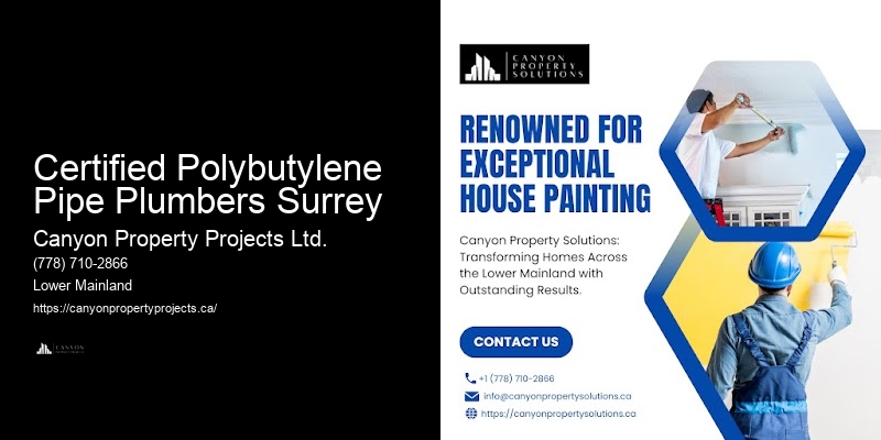 Expert Polybutylene Plumbing Replacement Services in Certified Polybutylene Pipe Plumbers Surrey