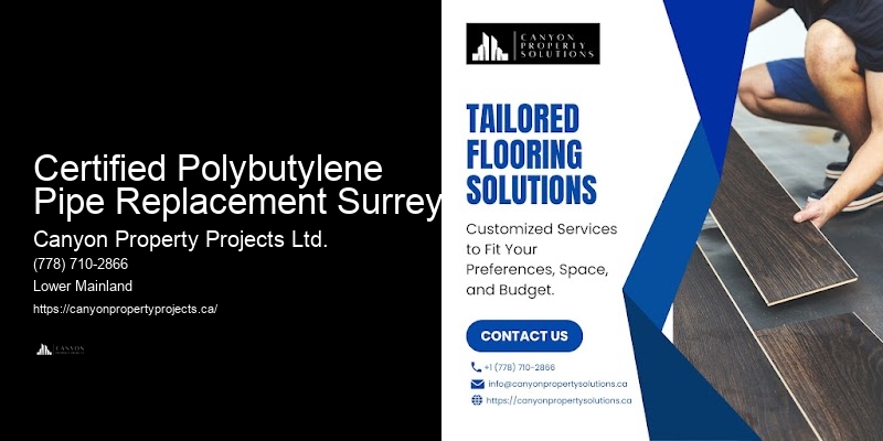 Polybutylene Pipe Replacement Assessment Certified Polybutylene Pipe Replacement Surrey