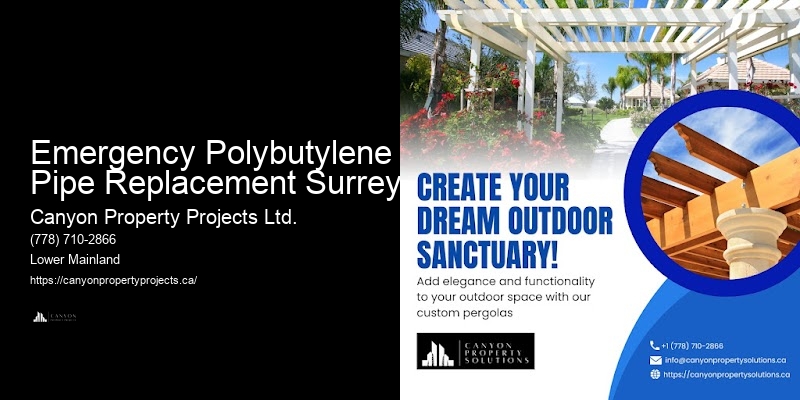 Polybutylene Pipe Replacements in Older Buildings Emergency Polybutylene Pipe Replacement Surrey