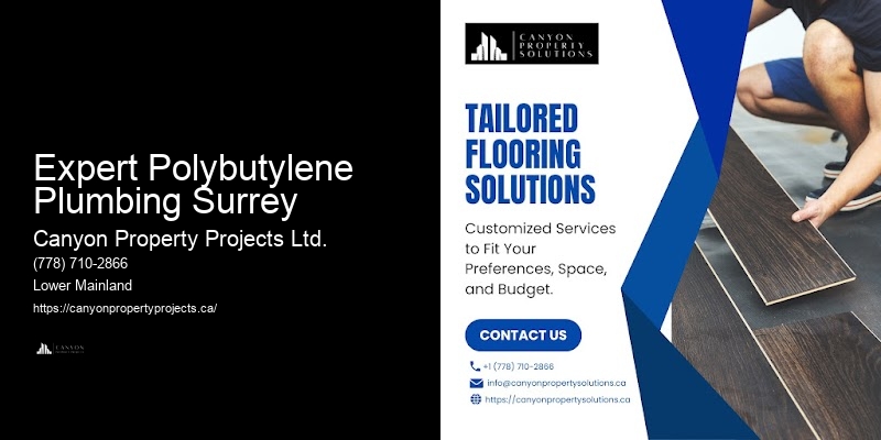 Certified Expert Polybutylene Plumbing Surrey Polybutylene Replacement Experts