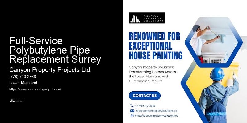 Affordable Polybutylene Pipe Services Full-Service Polybutylene Pipe Replacement Surrey