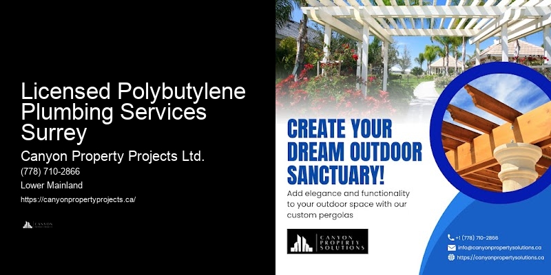 Licensed Polybutylene Plumbing Services Surrey’s Trusted Polybutylene Pipe Specialists