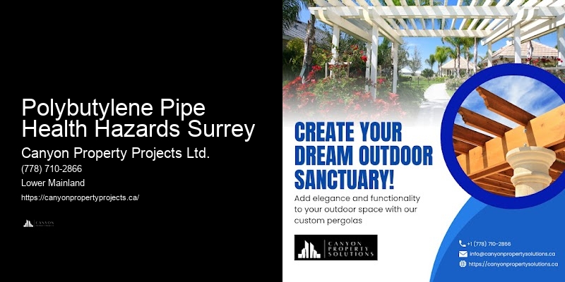 Top Choice for Polybutylene Pipe Replacement Polybutylene Pipe Health Hazards Surrey